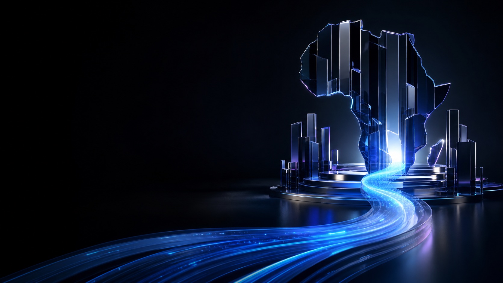 Connected African city representing the continent's growing digital economy