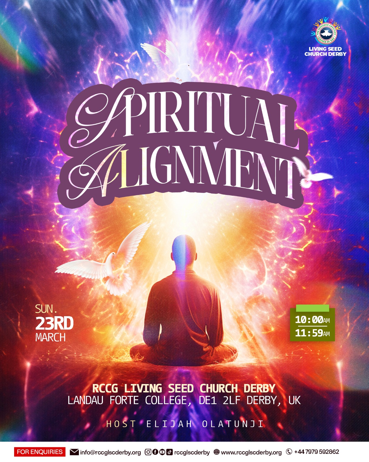 Spiritual Alignment event poster
