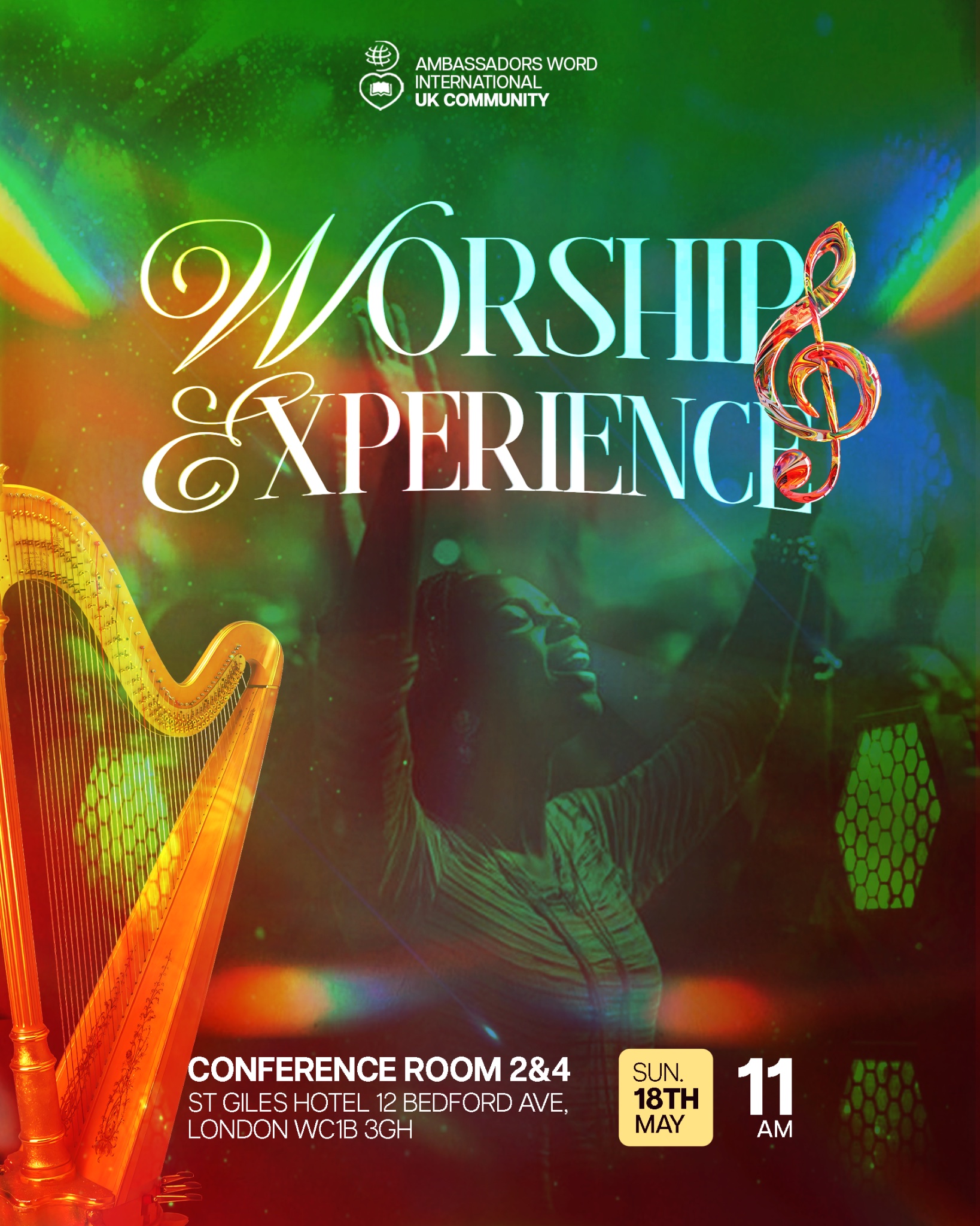 Worship Experience event poster