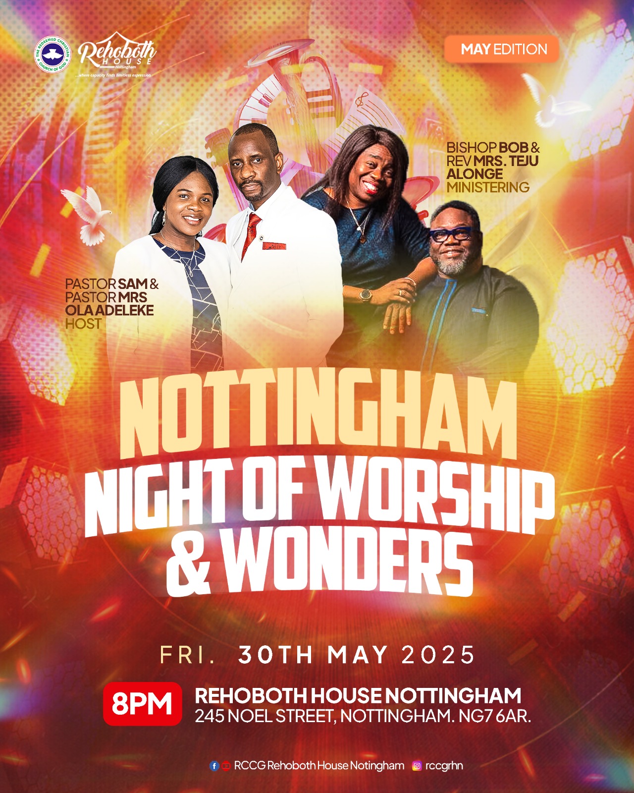 Night of Worship and Wonders poster