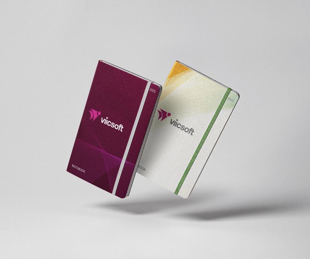 Viicsoft branded notebooks